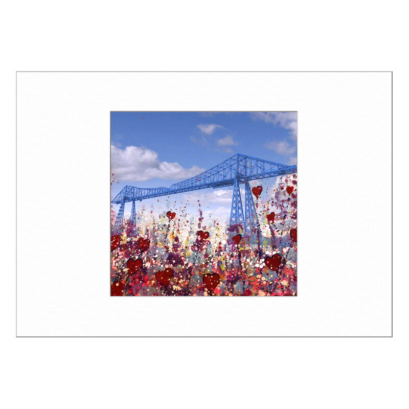 Transporter Bridge Limited Edition Print with Mount